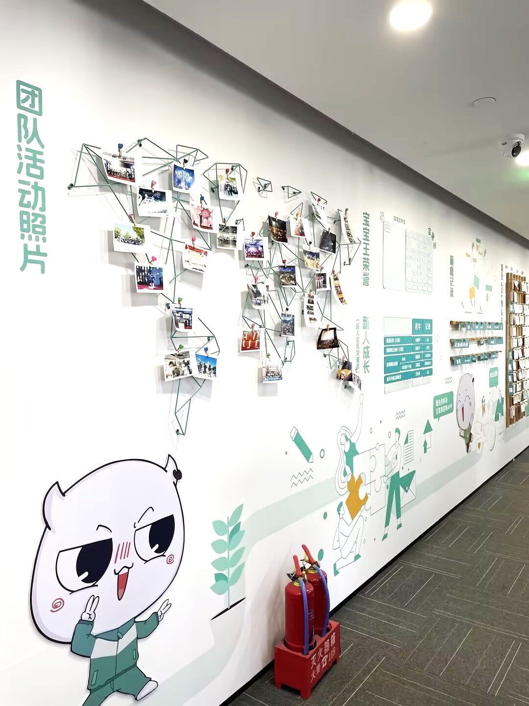 BOSS直聘企业文化墙项目实拍 · 燃点跳动