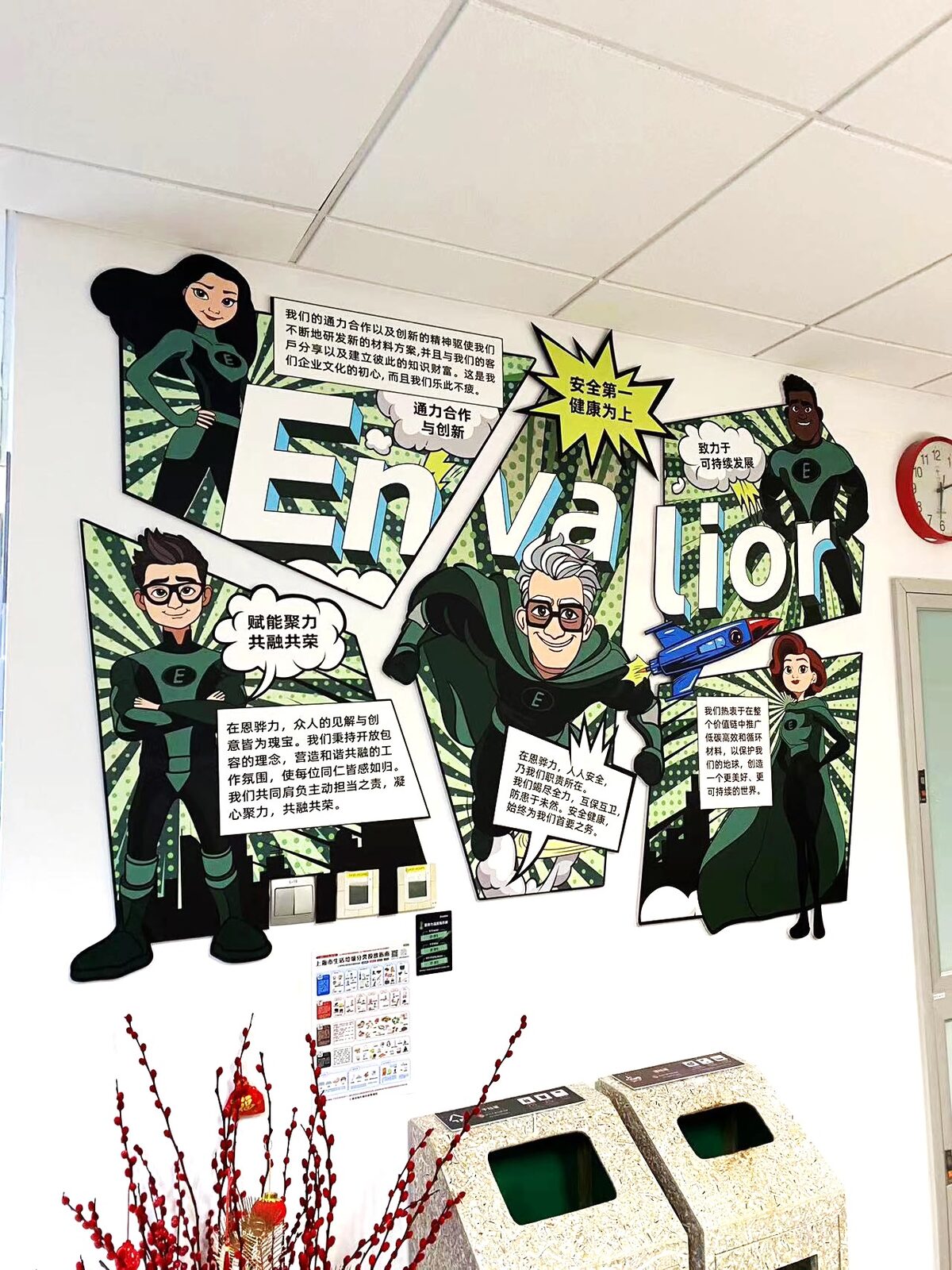 恩骅力 Envalior企业文化墙实拍 2 · 燃点跳动