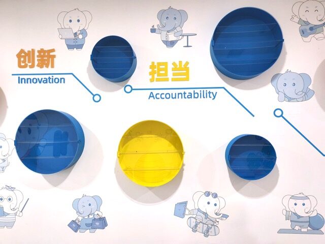 四维图新企业文化墙实拍 3 · 燃点跳动