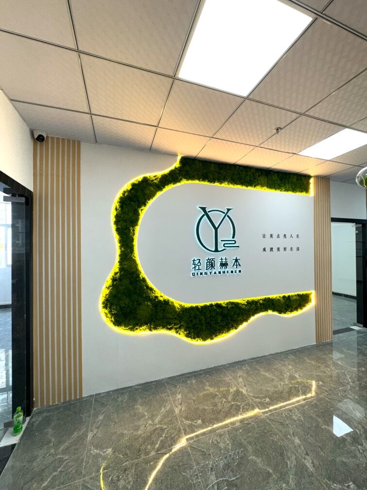 轻颜赫本企业文化墙实拍 4 · 燃点跳动