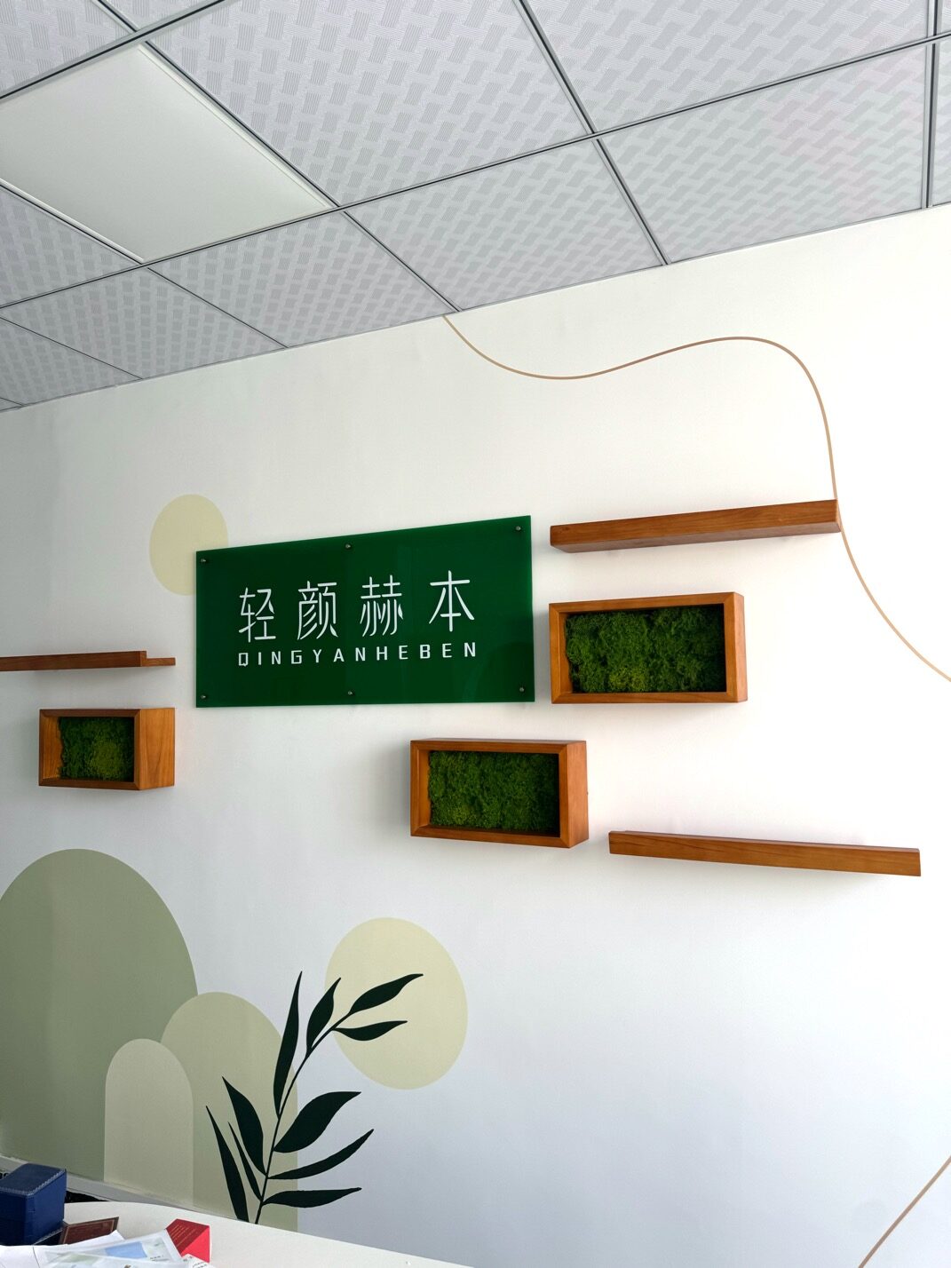 轻颜赫本企业文化墙实拍 5 · 燃点跳动